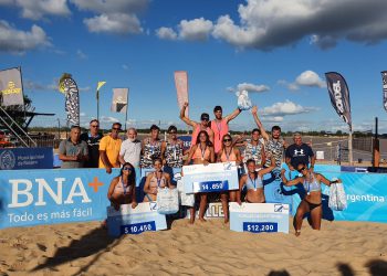 Beach Volley: Peralta/Najul y Capogrosso N./Capogrosso T. se consagraron en la 8º Etapa del Circuito Argentino BNA+ 