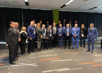 Reunión de la Confederación Sudamericana con la presencia de Juan Sardo