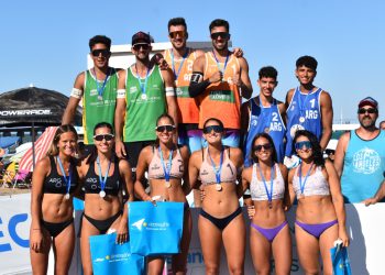 Beach Volley: Aveiro/Amieva y Najul/Enriquez, campeones de la Etapa 2 en Mar de Ajó