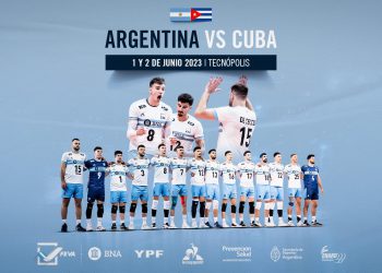 Argentina recibirá a Cuba en Tecnópolis en la previa de la VNL 2023