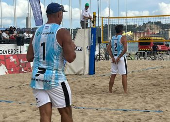 Martín Conde y Fabio Pérez, participaron y ganaron el “Beach Volleyball Legends”