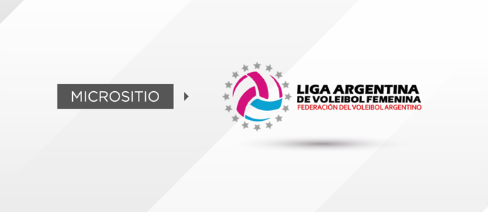 Micrositio de la Liga Argentina de Voleibol Femenina