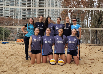 Beach volley: concentración de la Selección femenina U17 en el CeNARD