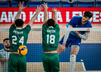 ¡Argentina cerró la fase regular de la VNL con un sólido triunfo ante Bulgaria!