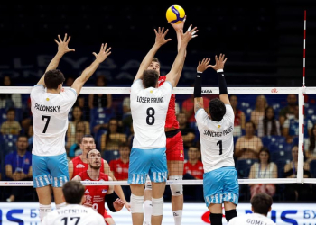 VNL: ¡Argentina triunfó frente a Serbia por 3-1!